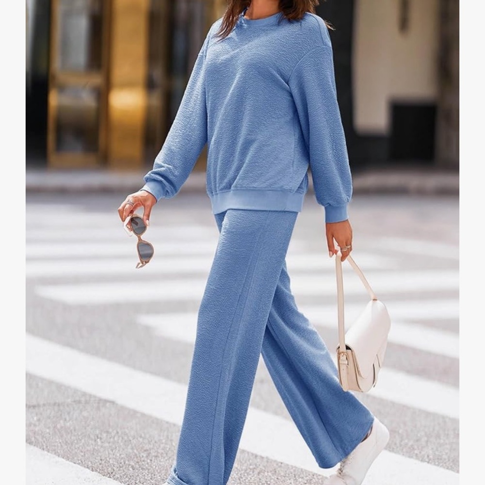 Blue Women's Two Piece Tracksuit - Picture 4 of 5